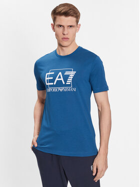 EA7 Emporio Armani EA7 Emporio Armani T-Shirt 3RPT81 PJM9Z 1534 Niebieski Regular Fit