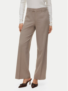 Vero Moda Vero Moda Bavlnené nohavice Texas 10334103 Béžová Straight Fit