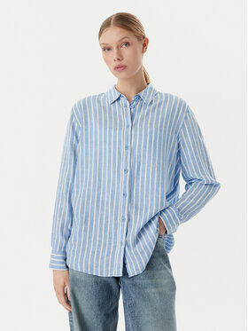 Vero Moda Vero Moda Srajca Linn 10305085 Modra Relaxed Fit