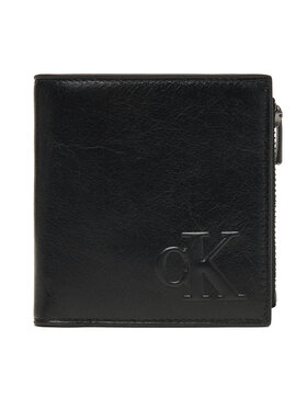 Calvin Klein Calvin Klein Μεγάλο Πορτοφόλι Ανδρικό Sculpted Impression Compact Zip LV04G1074G Μαύρο