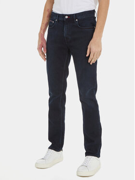 Tommy Hilfiger Tommy Hilfiger Džínsy Denton MW0MW33338 Tmavomodrá Straight Fit