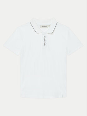 Calvin Klein Jeans Calvin Klein Jeans Поло Embro Logo IB0IB02370 Білий Regular Fit