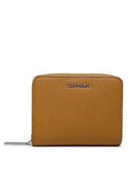 Calvin Klein Calvin Klein Portafoglio piccolo da donna Ck Must Z/A Wallet W/Flap Md K60K607432 Giallo