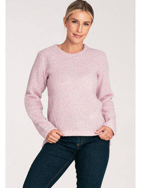 FIGL FIGL Svetr M1044 Růžová Classic Fit