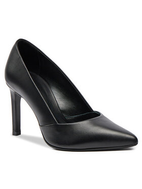 Calvin Klein Calvin Klein Обувки на ток Heel Pump 90 Leather HW0HW01928 Черен
