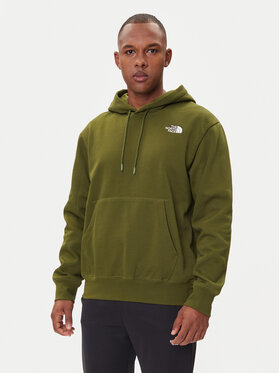 The North Face The North Face Bluza Essential NF0A89ES Zielony Regular Fit