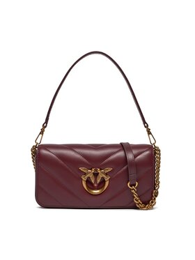 Pinko Pinko Ročna torba Love Click Baguette Mini AI 23-24 PLTT 100068 A136 Bordo rdeča