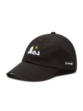 Capslab Capslab Șapcă Snoopy & Woodstock CL/PEA/1/DOG Negru