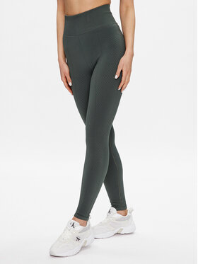 Calvin Klein Performance Calvin Klein Performance Leggings 00GWS3L607 Zöld Slim Fit