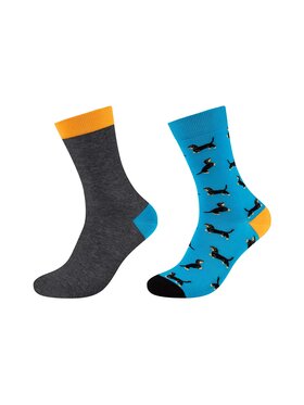 Fun Socks Fun Socks Skarpety wysokie unisex MOTIFS SOCKS 2P Kolorowy