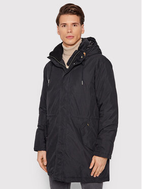 Lee Lee Parka Essential L88COD01 112141013 Czarny Regular Fit
