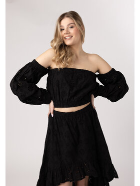 LAURELLA LAURELLA Blúzka Laurella 2UL017249 Čierna Regular Fit