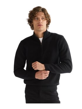 Wrangler Wrangler Sweter 112387648 Czarny Regular Fit