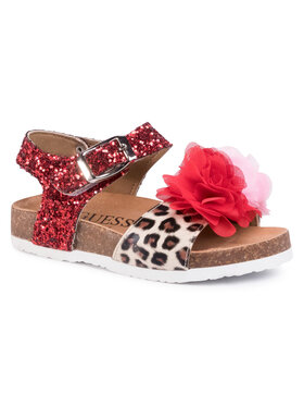 Guess Guess Sandały Sophie FI6SOP FAM03 Czerwony