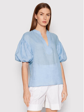 Luisa Spagnoli Luisa Spagnoli Blusa Botanica 538913 Blu Regular Fit