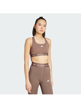 adidas adidas Biustonosz sportowy 139749 Brązowy