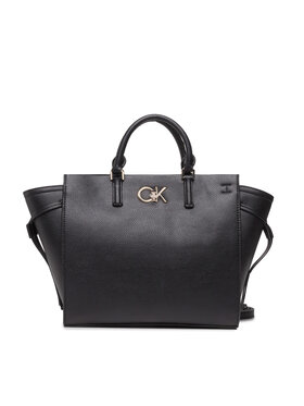 Calvin Klein Calvin Klein Geantă Re-Lock Drawstring Tote Bag Pbl K60K609402 Negru