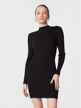 Cotton On Cotton On Džemper haljina 2055453 Crna Slim Fit