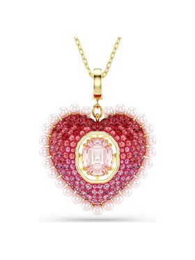Swarovski Swarovski Naszyjnik Idyllia różowe serce 5742958 Różowy