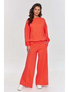 Makadamia Makadamia Dres M863 Koralowy Oversize