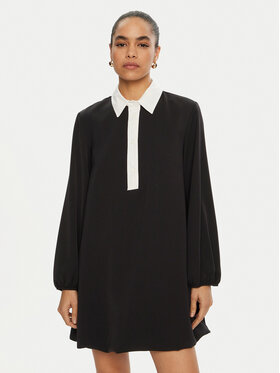 Please Please Kleid für den Alltag A12YCSI000 Schwarz Loose Fit