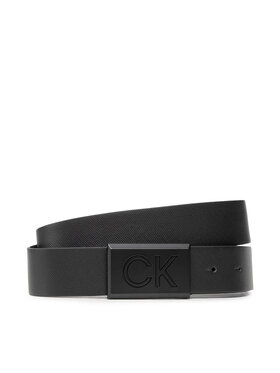Calvin Klein Calvin Klein Pánský pásek Casual Plaque Pq 35Mm K50K509259 Černá