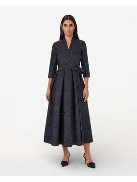 Castellani Castellani Sukienka codzienna Sukienka Yoko Granatowy Regular Fit