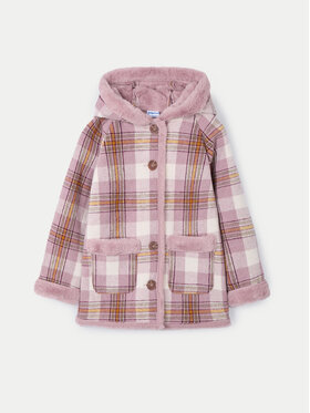 Mayoral Mayoral Cappotto di transizione 4485 Rosa Regular Fit