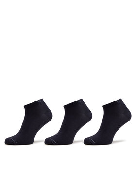 Calvin Klein Calvin Klein Комплект 3 чифта къси чорапи мъжки 701218718 Тъмносин