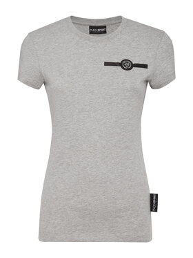 Plein Sport Plein Sport T-shirt 8235 Grigio Skin Tight Fit