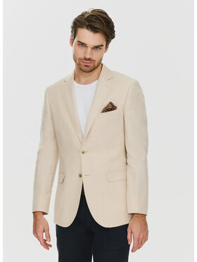 Pako Lorente Pako Lorente Marynarka P24SF-3X-020 Écru Slim Fit