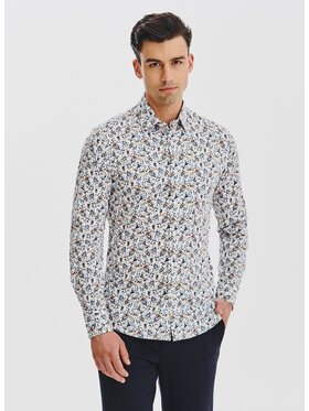 Pako Lorente Pako Lorente Koszula P25WN-1X-036 Biały Slim Fit