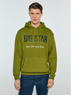 BIG STAR BIG STAR Bluza ASHLYNO Zielony Comfort Fit