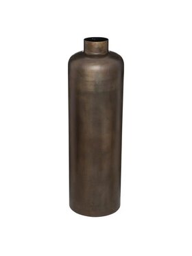 MIAhome MIAhome Wazon metalowy 78 cm brązowo-złoty Złoty