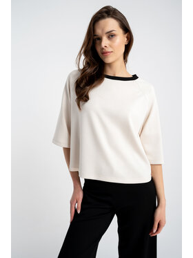 CLICK CLICK Halenka 10-6694 Bílá Loose Fit