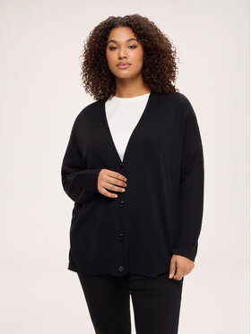 Fiorella Rubino Fiorella Rubino Cardigan M348E002407N033 Nero Over Fit