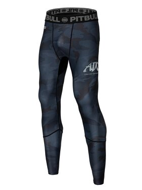 PITBULL PITBULL Legginsy Legginsy sportowe ADCC Camo XL Czarny Slim Fit