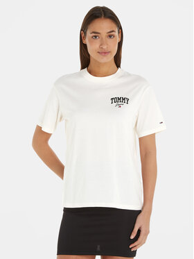 Tommy Jeans Tommy Jeans T-Shirt New Varsity DW0DW16446 Bílá Relaxed Fit