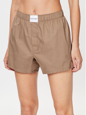 Calvin Klein Underwear Calvin Klein Underwear Šortky z materiálu 000QS6892E Béžová Regular Fit
