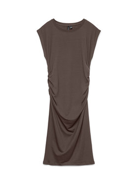 Vero Moda Vero Moda Kokteilinė suknelė Sarah  10346941 Tamsiai ruda Slim Fit