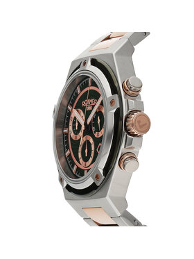 Roamer Ročna Ura Tempomaster Chrono 221837 49 75 20 Srebrna