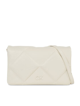 Calvin Klein Calvin Klein Borsetta Re-Lock Quilt Shoulder Bag K60K611021 Écru