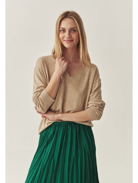 TATUUM Tatuum Sweter TESS Beżowy Classic Fit