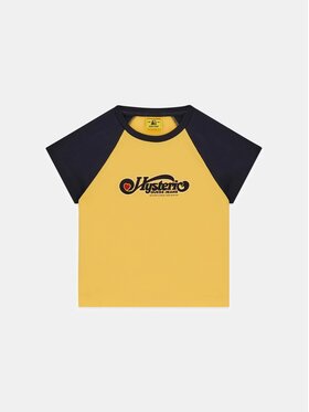 Guess Jeans Guess Jeans T-Shirt 182506 Žlutá Classic Fit