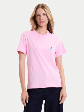 adidas adidas T-Shirt House of Tiro Graphic JV8524 Różowy Regular Fit