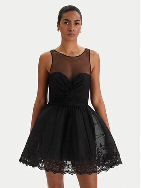 Bardot Bardot Koktejlové šaty Hilda 60223DB Čierna Slim Fit