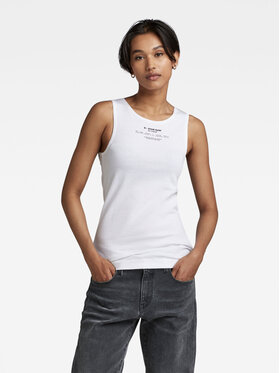 G-Star Raw G-Star Raw Top D22830-D269-110 Bijela Slim Fit
