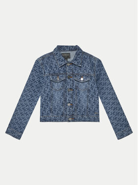 Guess Guess Džinsa jaka J5RL08 D45E0 Zils Regular Fit