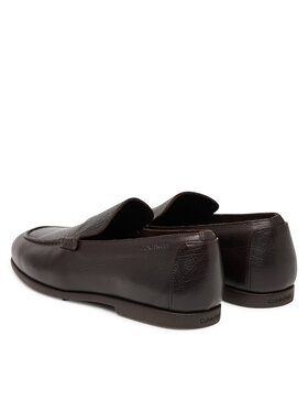 Calvin Klein Calvin Klein Lordsy Low Prof Loafer Txt Lth HM0HM02175 Brązowy ciemny