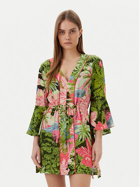 Maaji Maaji Plážové šaty Neo Hawaiian Enjoyable PT2472CPO004 Barevná Regular Fit